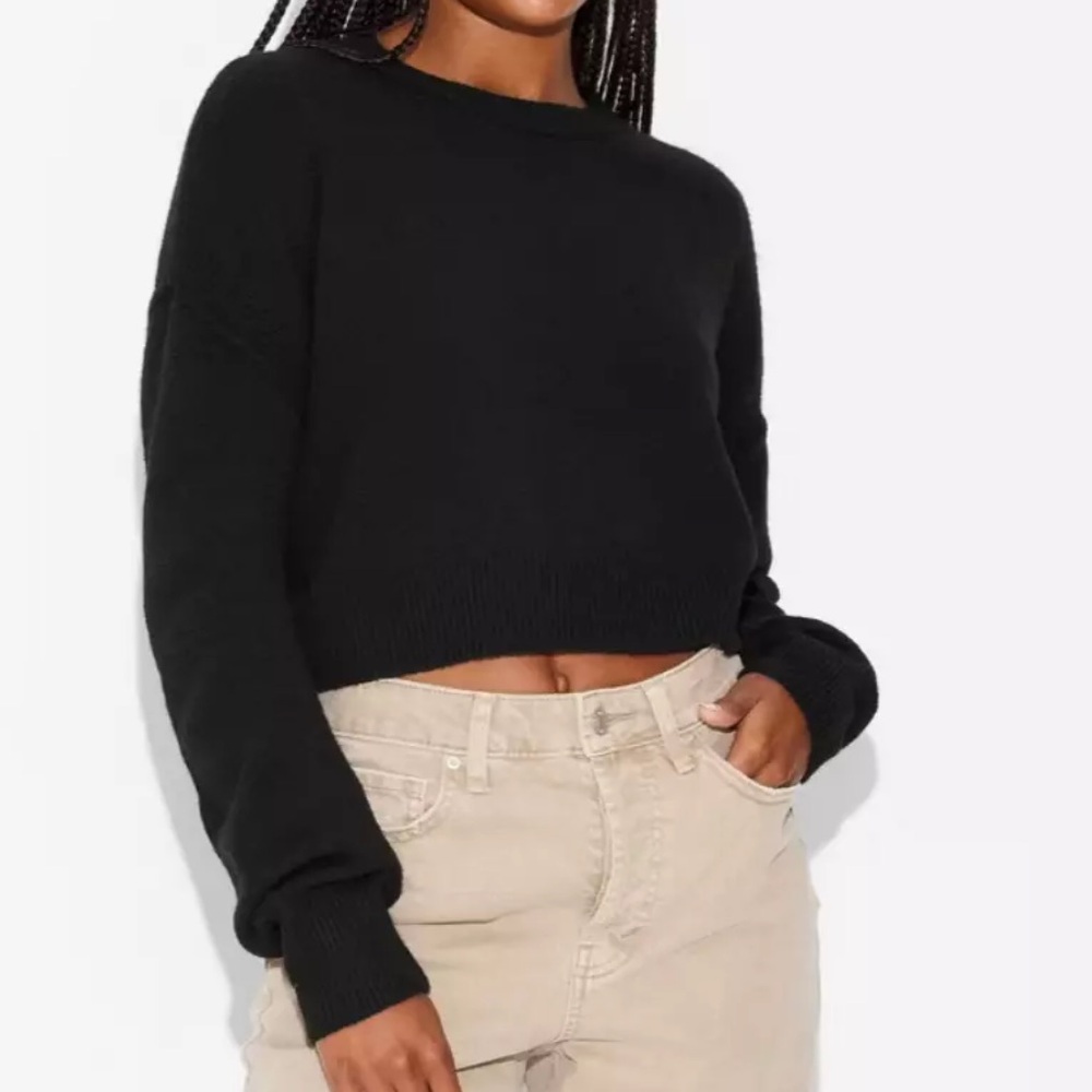 Women's Crewneck Value Pullover Sweater - Wild Fable™ Black